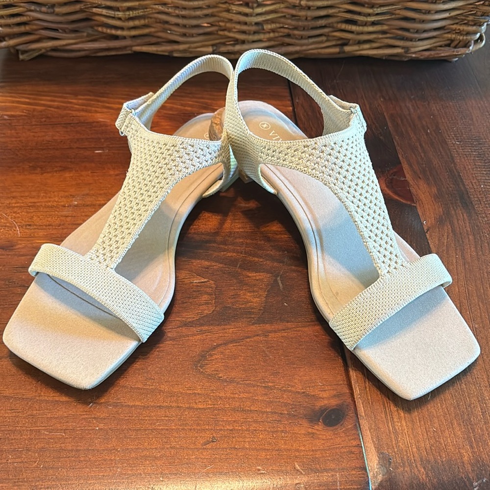 Nutmeg Vivaia sandal.  Size 40.